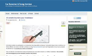 La bourse à long terme