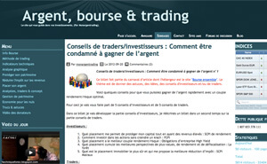 Mon argent trading