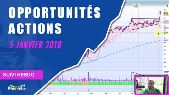 Opportunités actions au 5 janvier 2018 (Suivi hebdo bourse)