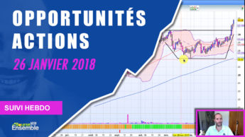 Opportunités actions au 19 janvier 2018 (Suivi Hebdo bourse)