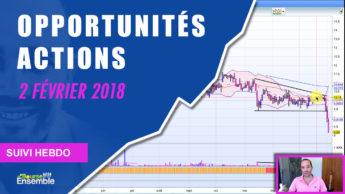 Opportunités actions au 2 février 2018 (Suivi hebdo bourse)