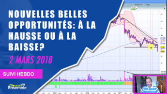 Nouvelles BELLES opportunités: à la HAUSSE ou à la BAISSE? (Suivi hebdo bourse 2 mars 2018)