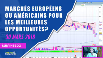 Marchés européens ou américains pour les meilleures opportunités en bourse? (Suivi hebdo bourse 30 mars 2018)