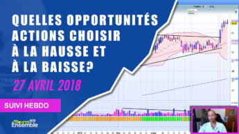 Quelles opportunités actions choisir à la hausse et à la baisse (Suivi hebdo bourse 27 avril 2018)