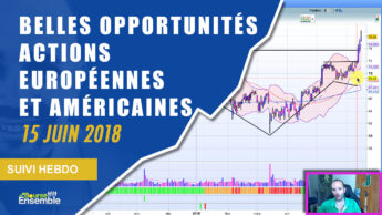 Les belles opportunités actions européennes et américaines (Suivi hebdo bourse 15 juin 2018)