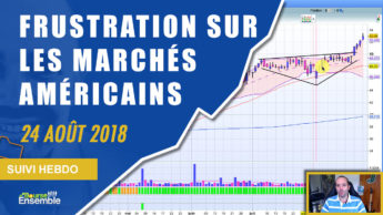 Petite frustration sur les marchés actions américains (Suivi hebdo bourse 24 août 2018)