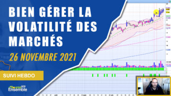 GÉRER LA VOLATILITÉ DES MARCHÉS (Extrait Suivi Hebdo Bourse 26 novembre 2021)